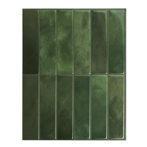 Green Peel & Stick Tiles